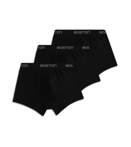 boston-ropa-interior-boxer-corto-ajuste-cuerpo-elastico-visible-destacado-negro