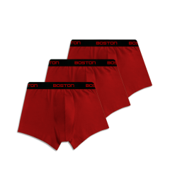 boston-ropa-interior-boxer-corto-ajuste-cuerpo-elastico-visible-destacado-rojo