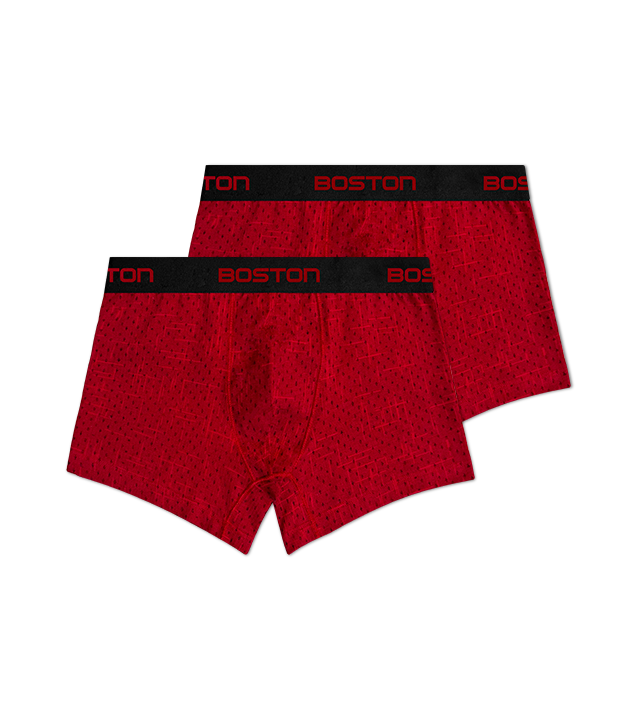 boston-ropa-interior-boxer-corto-cadera-ajuste-perfecto-cuerpo-estampado-642G-rojo