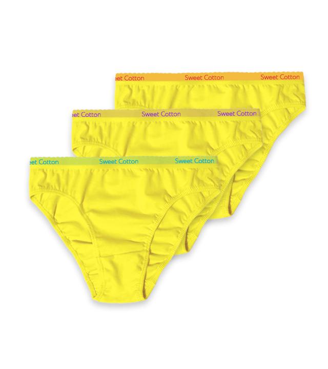 boston-ropa-interior-sweet-cotton-mujeres-bikini-algodon-elastico-visible-399-amarillo-destacado